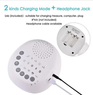 Portable Baby Sleep Sound Machine, White Noise for Travel & Home
