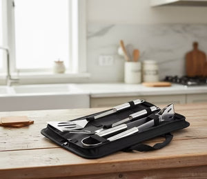Compact BBQ Grill Tool Set