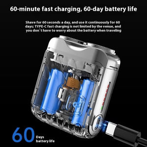 Mini Dual Ring Electric Shaver